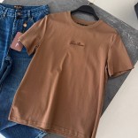 Женская базовая футболка Loro Piana premium - Brown