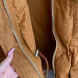 Женский костюм тройка на флисе Loro Piana premium - Chestnut