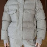 Женский костюм тройка на флисе Loro Piana premium - Beige