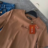 Женская базовая футболка Loro Piana premium - Brown