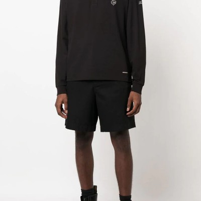 Поло с длинным рукавом Loro Piana logo-embroidered - Black