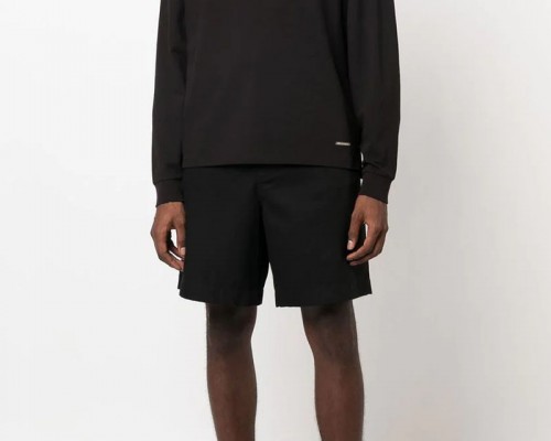 Поло с длинным рукавом Loro Piana logo-embroidered - Black