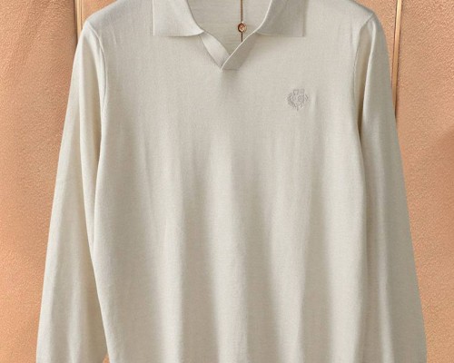 Поло с длинным рукавом Loro Piana premium - Beige