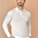 Поло с длинным рукавом Loro Piana Premium - Beige