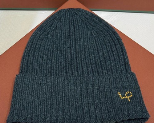 Шапка Loro Piana premium logo-embroidered - Green