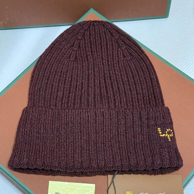 Шапка Loro Piana premium logo-embroidered - Red