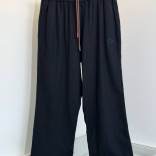 Штаны чёрного цвета Loro Piana Premium