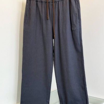 Штаны серого цвета Loro Piana Premium