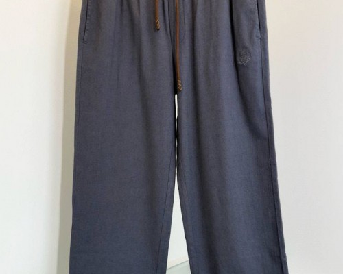 Штаны серого цвета Loro Piana Premium