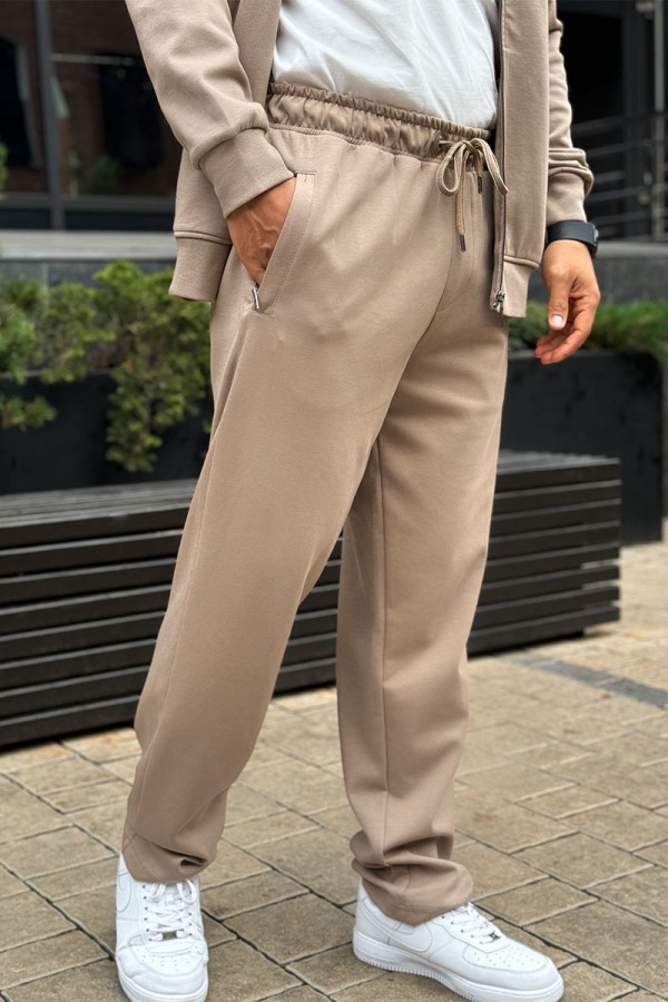 Спортивные штаны Loro Piana logo-embroidered - Beige