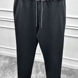 Спортивные штаны Loro Piana logo-embroidered - Black