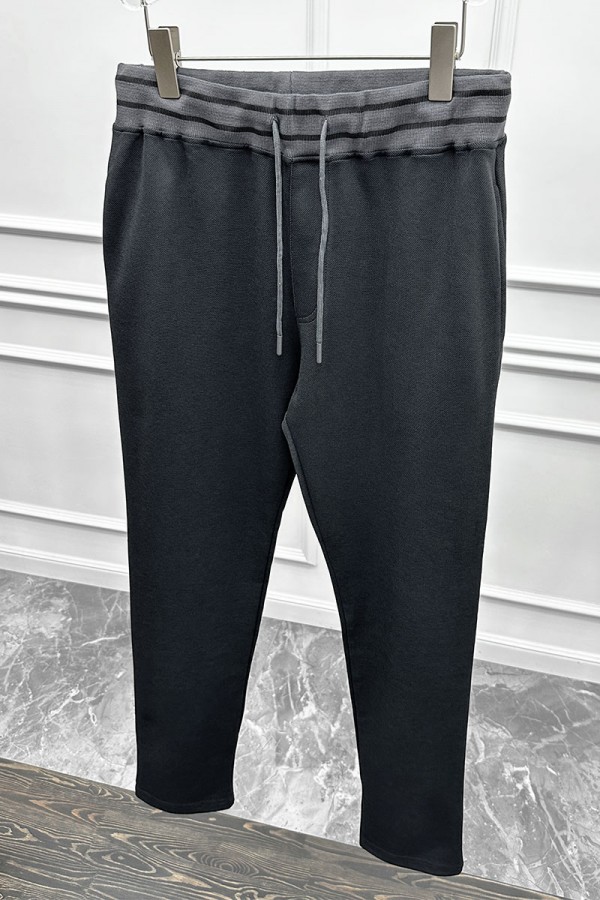 Спортивные штаны Loro Piana logo-embroidered - Black