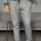 Спортивный костюм Loro Piana logo-embroidered - Blue / Grey