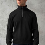 Утеплённая кофта Loro Piana zip-neck - Black