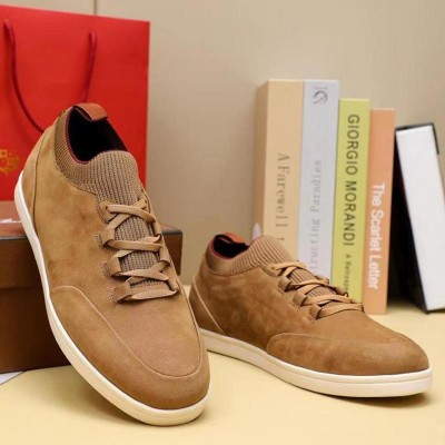 Замшевые кроссовки Loro Piana Soho Walk - Brown