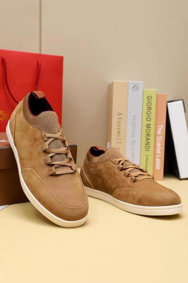 Замшевые кроссовки Loro Piana Soho Walk - Brown Замшевые кроссовки Loro Piana Soho Walk - Brown