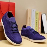 Замшевые кроссовки Loro Piana Soho Walk - Purple