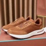 Замшевые кроссовки Loro Piana Week End Walk - Brown