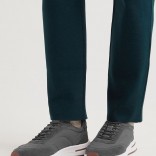 Замшевые кроссовки Loro Piana Week End Walk - Grey