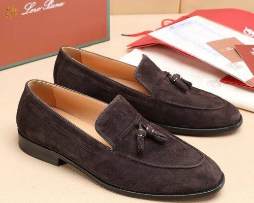 Замшевые лоферы Loro Piana tassel - Brown