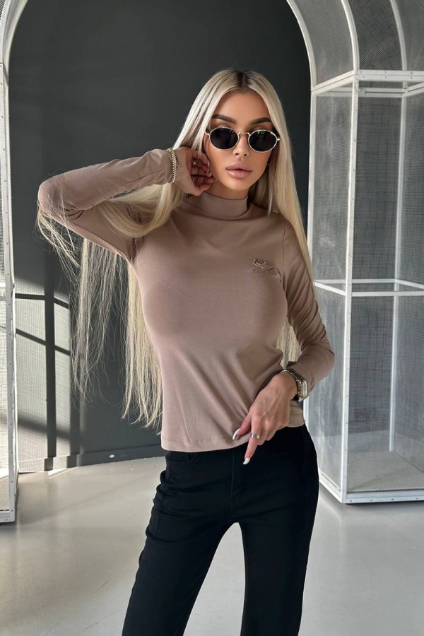 Женская бежевая водолазка Loro Piana