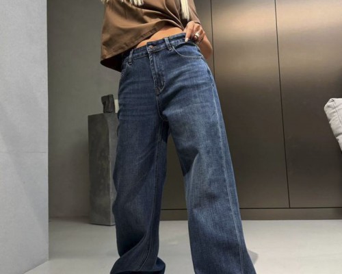 Женские джинсы Loro Piana premium - Blue