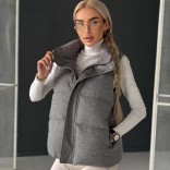 Женская серая жилетка Loro Piana premium