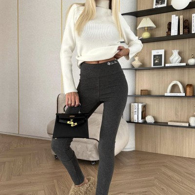 Женские утеплённые леггинсы Loro Piana Premium