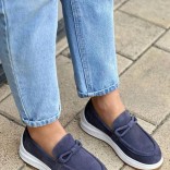 Женские замшевые лоферы Loro Piana