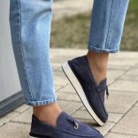 Женские замшевые лоферы Loro Piana