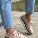 Женские замшевые лоферы Loro Piana