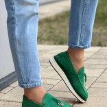 Женские замшевые лоферы Loro Piana