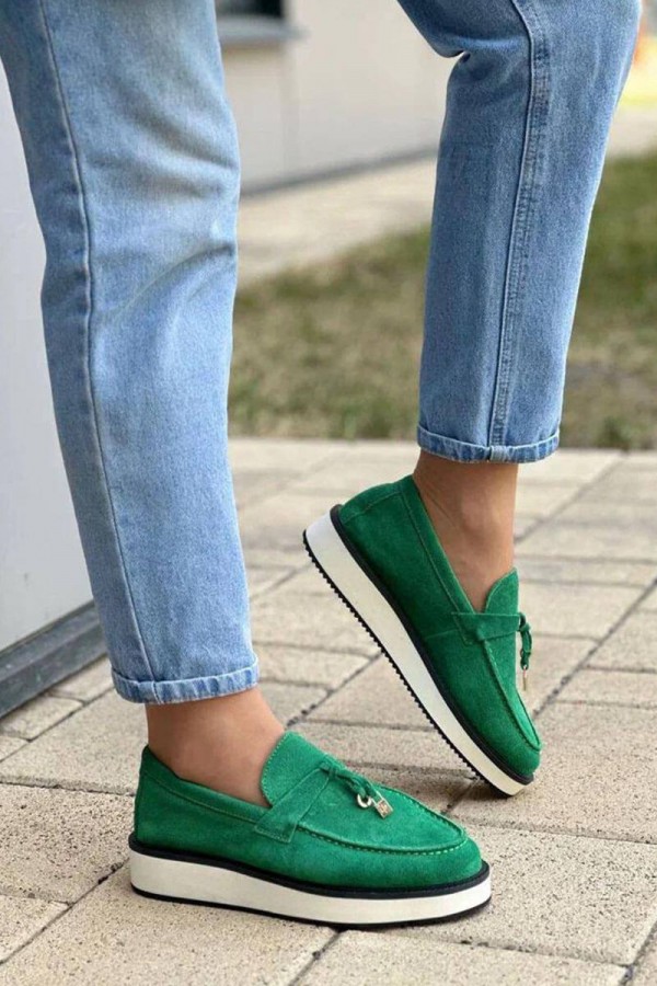 Женские замшевые лоферы Loro Piana