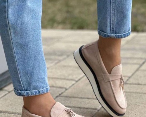 Женские замшевые лоферы Loro Piana