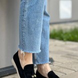 Женские замшевые лоферы Loro Piana Open Walk