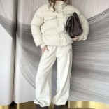 Женский костюм тройка на флисе Loro Piana premium - Beige