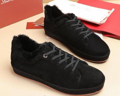 Зимние кроссовки с мехом Loro Piana