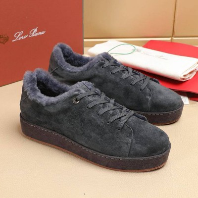 Зимние кроссовки с мехом Loro Piana