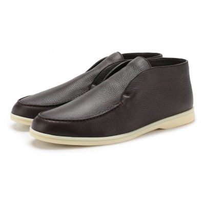 Кожаные ботинки Open Walk черные