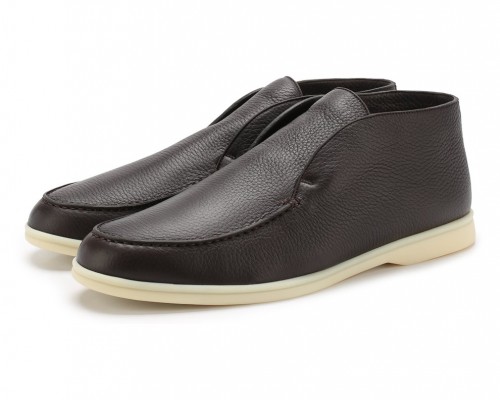 Кожаные ботинки Open Walk черные