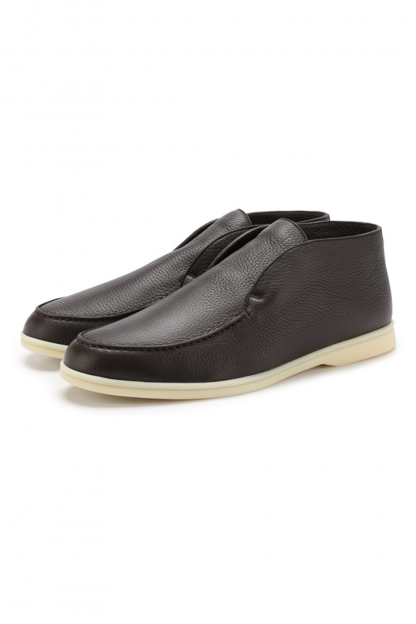 Кожаные ботинки Open Walk черные