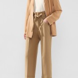 Кожаные лоферы Summer Walk ярко-коричневые