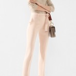 Кожаные лоферы Summer Walk персиковые