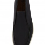 Замшевые ботинки Open Walk серо-черные