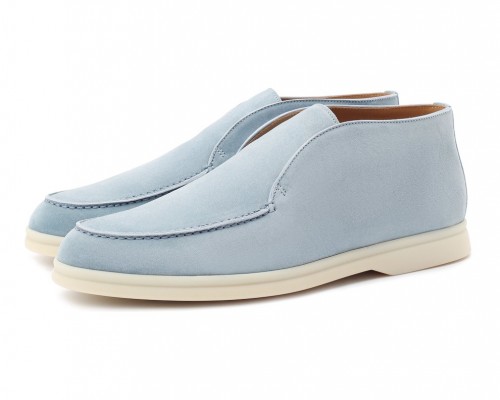 Замшевые ботинки Open Walk голубые