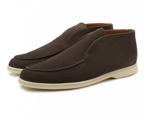 Замшевые ботинки Open Walk темно-коричневые