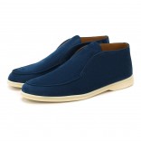 Замшевые ботинки Open Walk темно-синие