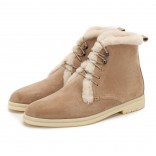 Замшевые ботинки Ylvi Walk песочные