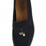 Замшевые лоферы Summer Charms Walk черные