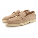 Замшевые лоферы Summer Charms Walk кофейные